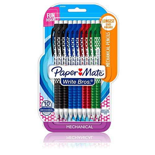 Paper Mate Polka Dot Mechanical #2 Pencils 10 Pack