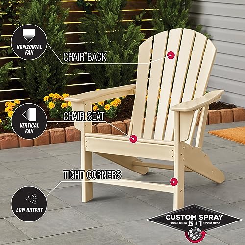 Image of Rust-Oleum Stops Rust Custom 5-in-1 Spray Paint, Gloss Almond | Rust Preventive Enamel, Multi Surface (Metal, Wood and More), Adjustable Dial for Better Control, Fast Dry, Comfort Tip