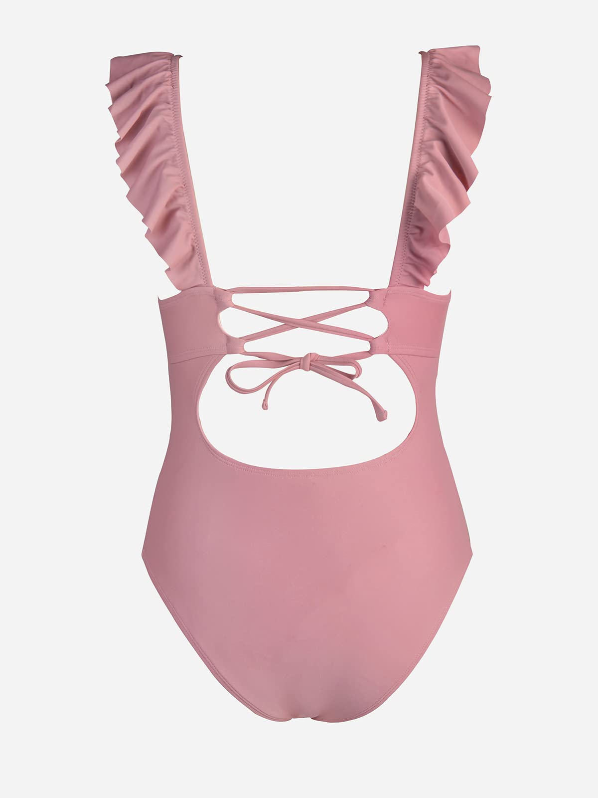 CUPSHE Costume da Bagno Intero da Donna con Scollo a V e Scollo a V