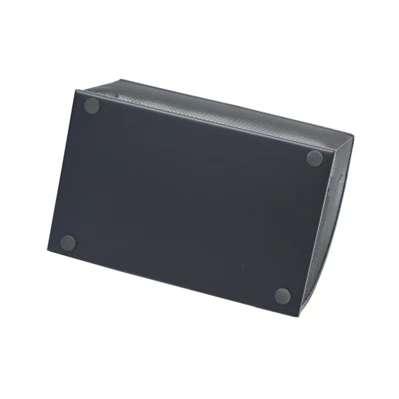 Organizer per scrivania 2 Pezzi, Organizer per scrivania, Accessori per Ufficio, Materiale Scolastico in Rete per Ufficio e casa (Nero 22x14x13 cm)