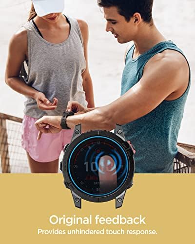 Spigen Tempered Glass Screen Protector [GlasTR EZ FIT] designed for Garmin Fenix 8, 8 Pro/Fenix 7X series/Epix Pro (51mm) - 2 Pack