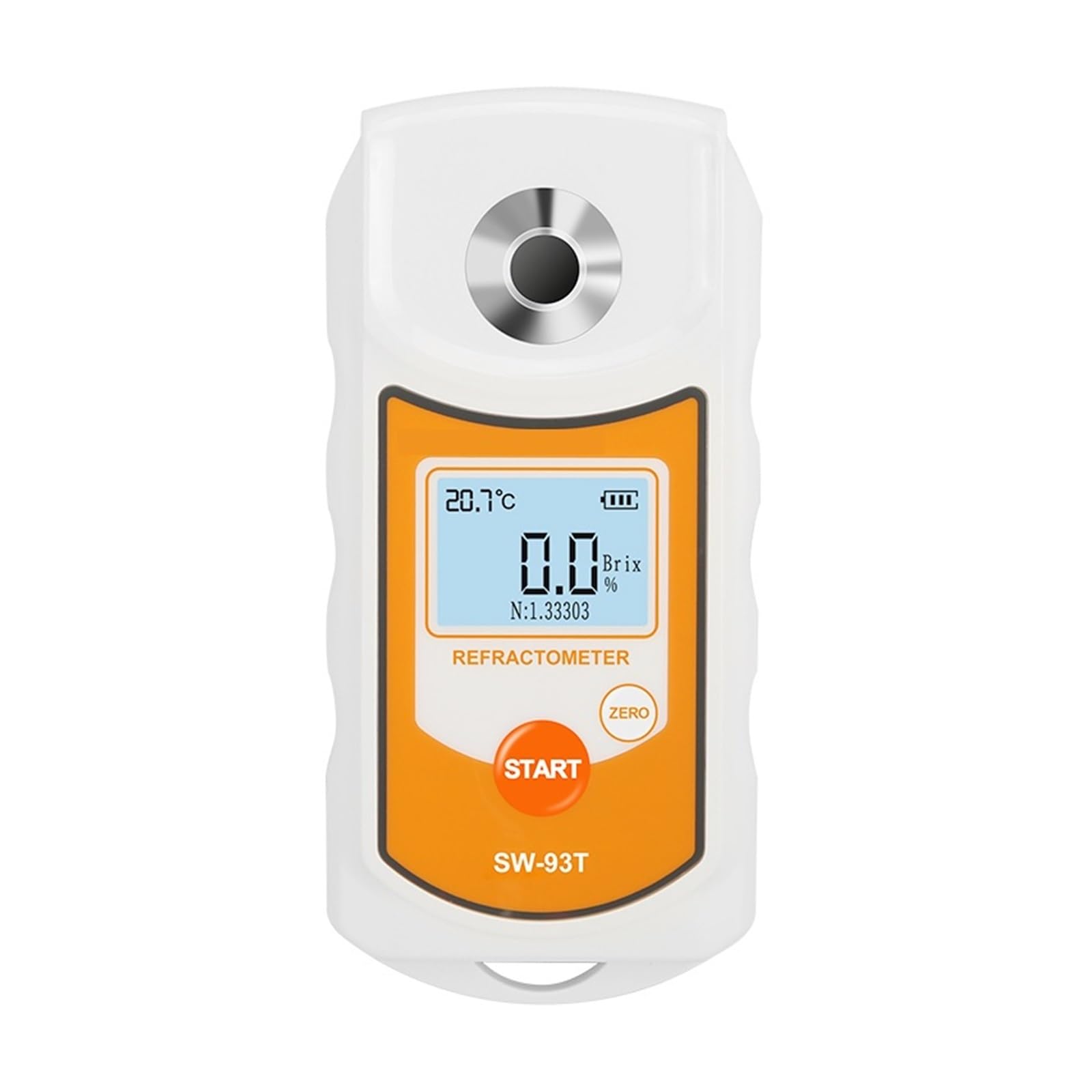 Refractómetro for medir el Contenido de azúcar ATC de Bebidas y jugos de Frutas, 0-93% de sacarómetro