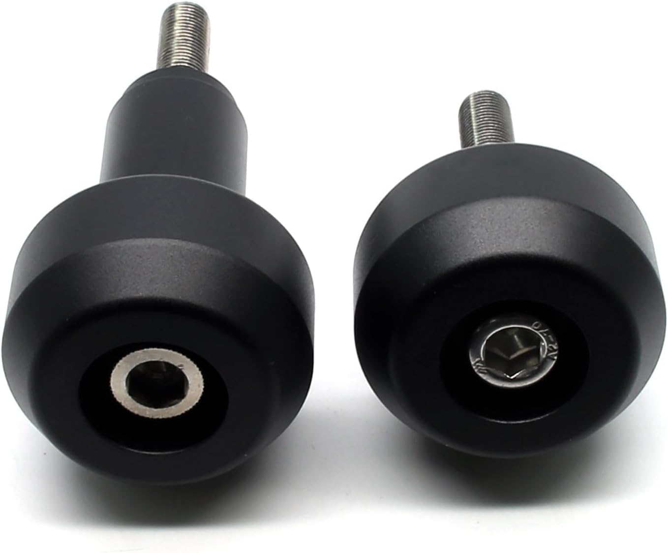MZS Motorcycle Frame Sliders Compatible with ZX10R ZX-10R 2016-2025, Falling Crash Protector Guards No Cut Kits Black