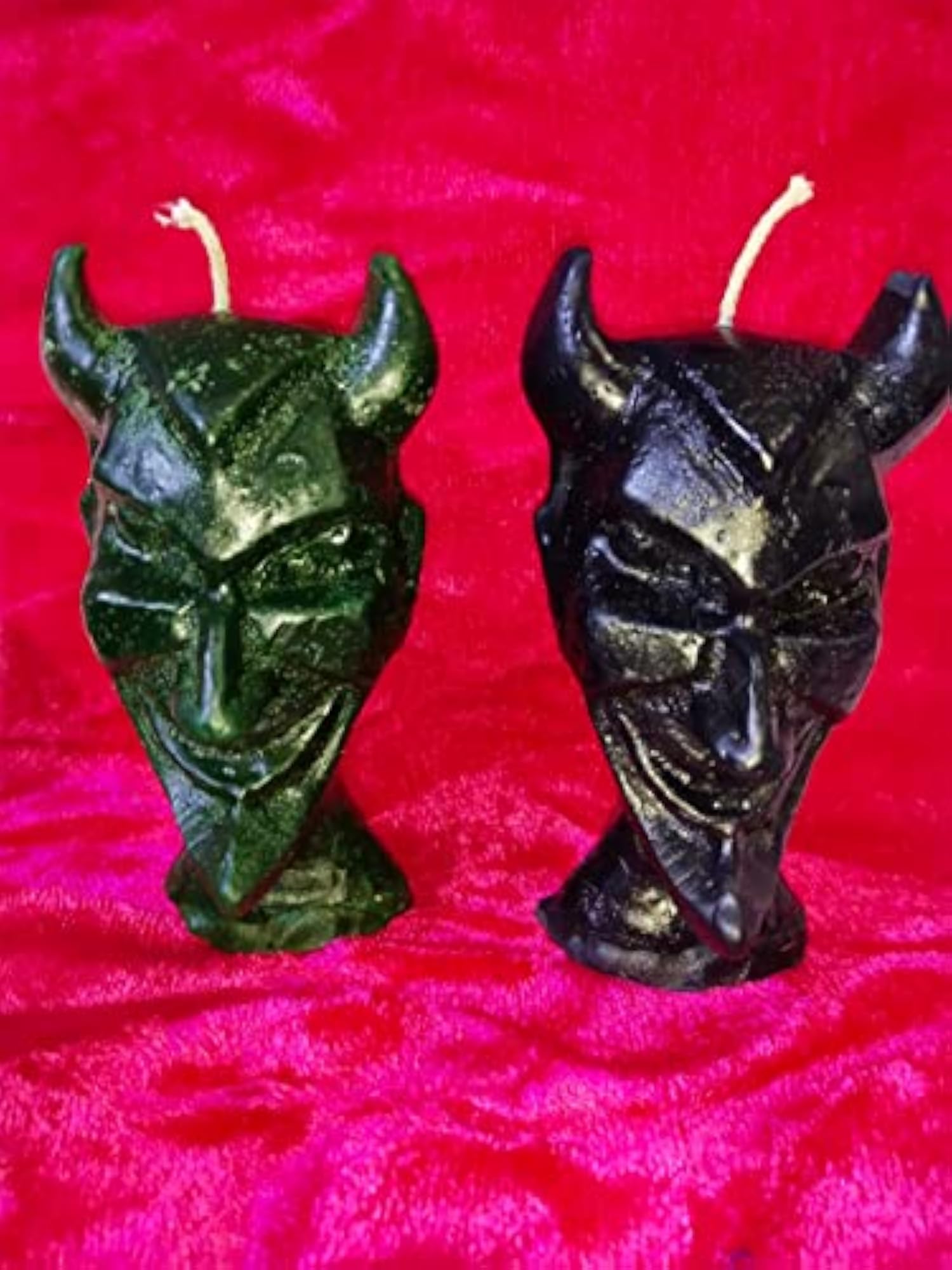 Merlin's Devil Candle, Black Decorative Art