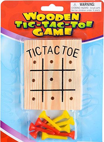 Rhode Island Novelty Wooden Tic-Tac-Toe Games 1 Dozen