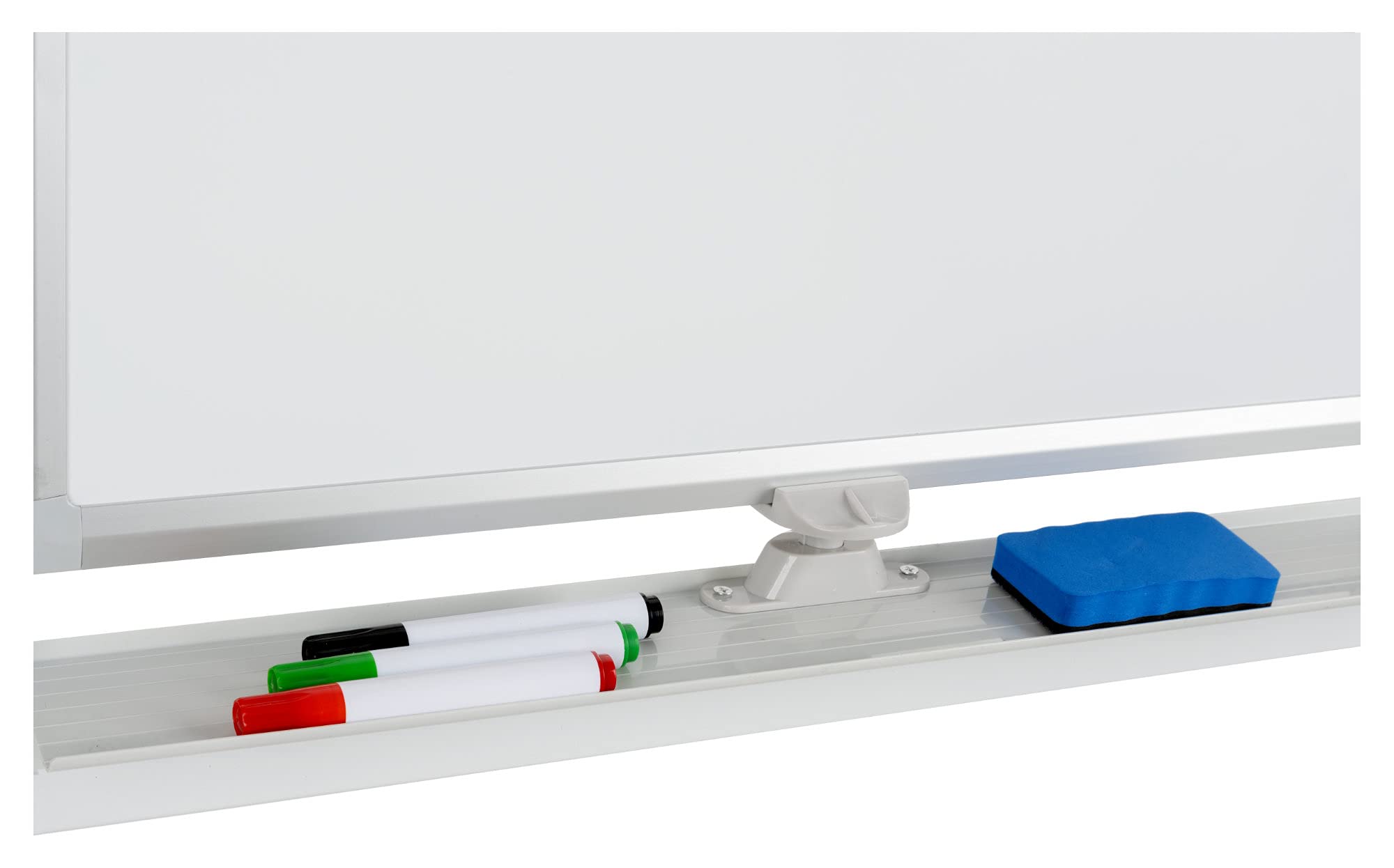 Pronomic WB-6090 Whiteboard, Whiteboard dreh- und verriegelbar, Abwischbar | Beidseitig beschreibbar, Gesamtabmessungen (Höhe x Breite): 171 x 70 cm, Abmessungen Whiteboard (Höhe x Breite): 90 x 60 cm