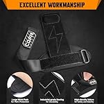 COFIT Wrist Straps for Weightlifting, Workout Wrist Wraps with Dual-Layer Oxford Leather, Enhanced Grip for Optimal Hand and Wrist Protection, Gym Lifting Straps for Deadlift and Powerlifting - Image 4