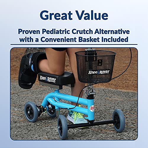 Kneerover Kids Knee Walker Child Knee Scooter Pediatric Crutches Alternative In Light Blue #TOP4