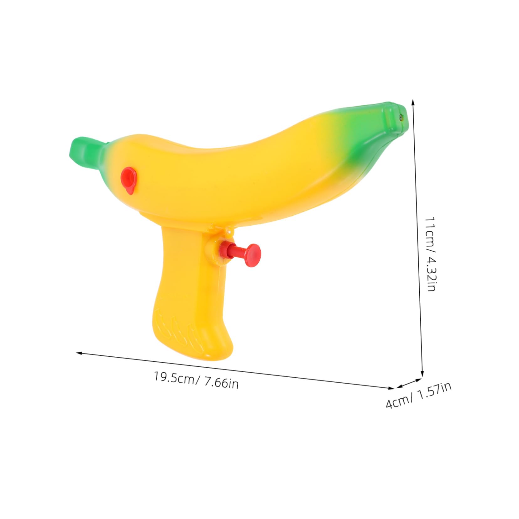 ERINGOGO 3sets 3pcs Water Soaker Fun Banana Shape Water Shooters for Summer Pool Parties 3pcs*3