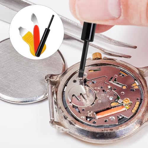 Mozeat Lens 569495_1_JX0V48FN 3 Pcs Watch Back Removal Tool Pry Watch Back Case Opener Watch Battery Replacement Repair Tool Kit thumb #3