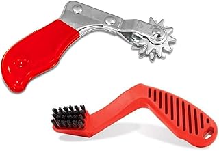 Polishing Spur Tool Set,Wool Buffing Pad Cleaning Spur Tool+ Foam Pad Brush, Car Buffing Pad Professional Cleaning Tool…