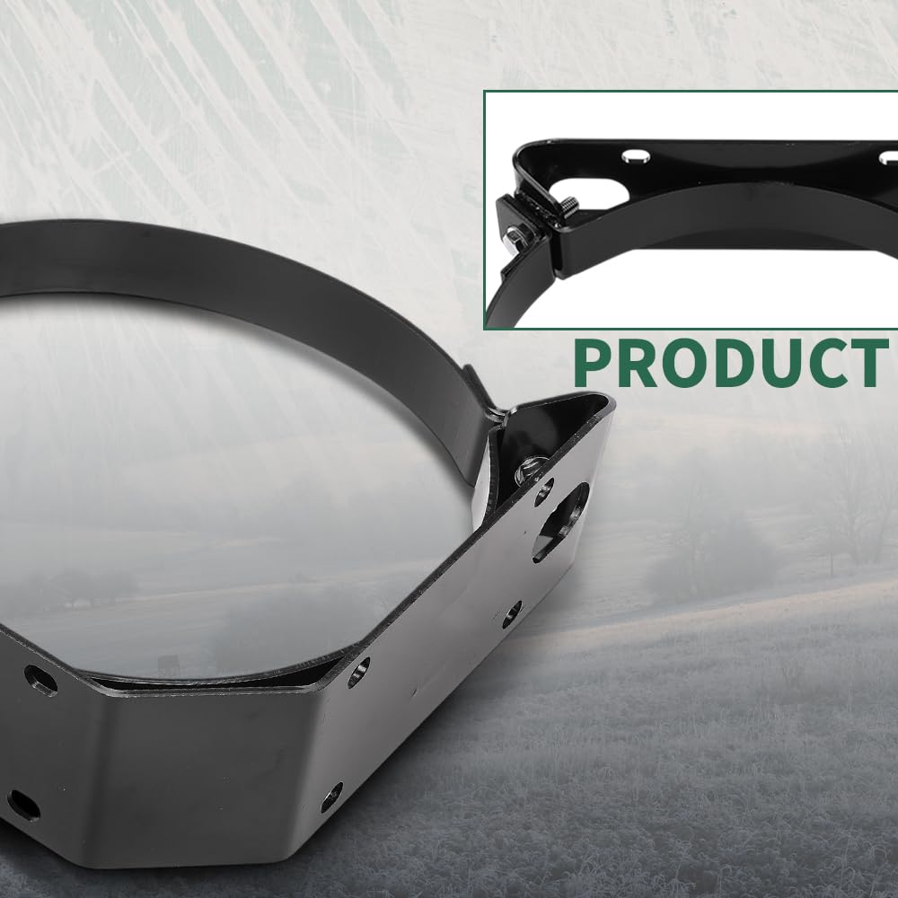 Heavy Duty Steel Fuel Tank Strap 6PCS Black image 4