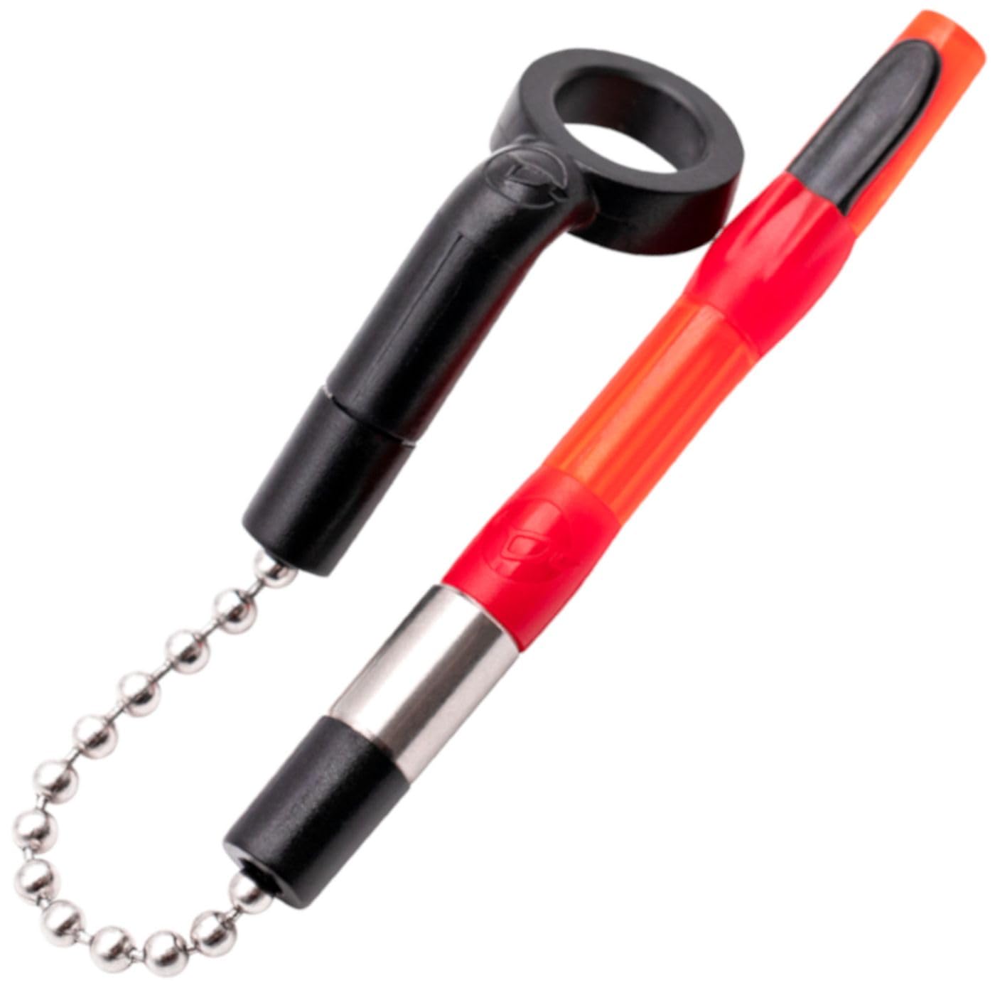 Korda BASIX Mini Stow Indicator – Red – Compact Carp Fishing Bobbin for Bite Detection – Compatible with Mini Isotopes, Adjustable with Tight and Slack Lines