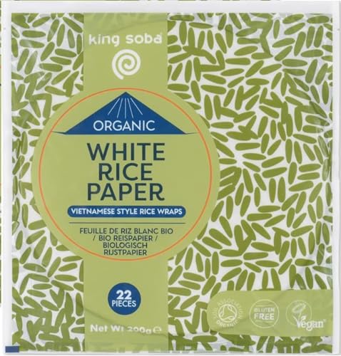 King Soba Papel De Arroz Bio 200 G