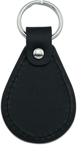 Miniatura 6 de Black Leather Shelby Cobra Patriotic Logo Keychain