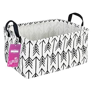 INGHUA Rectangular Storage Basket Fabric Organizer Bin for Toys,Books,Clothes,Gifts,Pets-Perfect for Home,Office,Nursery…