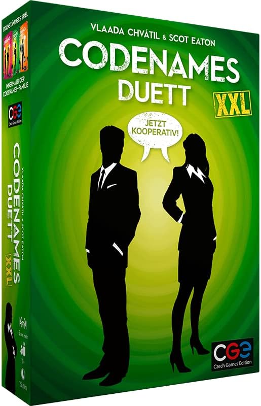 Codenames Duett XXL- CGE - Deutsch - Kartenspiel - 2+ Spieler - a...