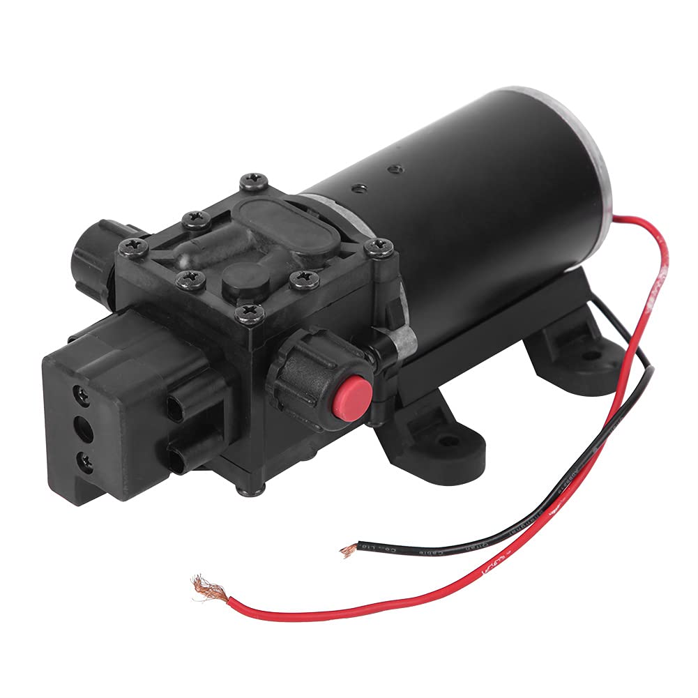 FTVOGUE Pompa a Membrana 12V 100W Pompa Acqua Autoadescante Portatile Accessorio Meccanico Bassa rumorosità Alta Pressione Dimensioni Ridotte per Sostituzione e Riparazione di Parti Industriali