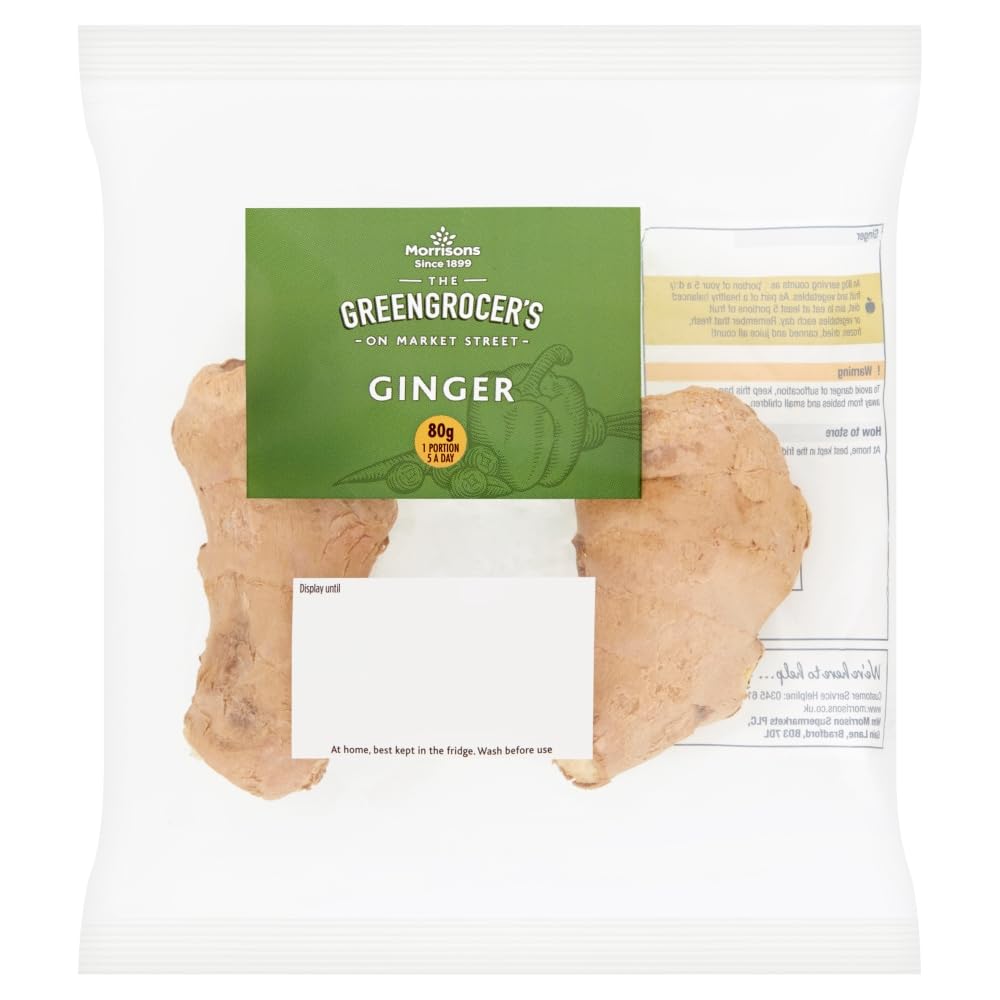 Morrisons ginger, 80g