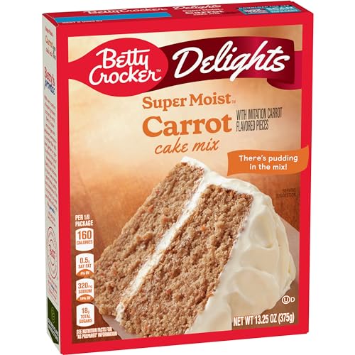 Image of Betty Crocker Cake Mix Delights Super Moist Carrot, 13.25 oz (Pack of 12)
