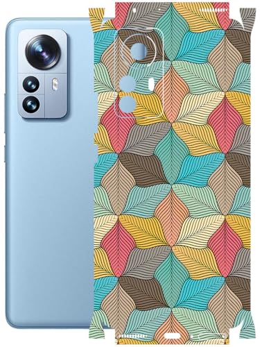 Image of AtOdds - Full Body Back Screen Guard Protector Film - Lamination Wrap Skin Sticker Compatible with XIAOMI Mi 12 PRO | Scratchproof Matte Finish (Autumn)
