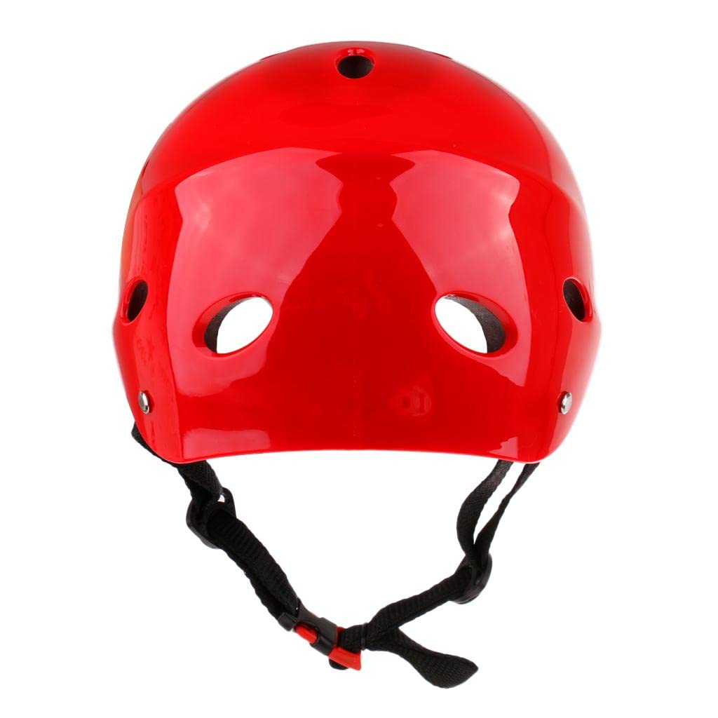 Casco de seguridad para deportes acuáticos wakeboard kayak talla L rojo