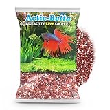 Activ Betta Red River Aquarium Gravel - 1 lb - Decorative Substrate for Freshwater & Saltwater Tanks, Easy to Maintain, Enhances Natural Beauty