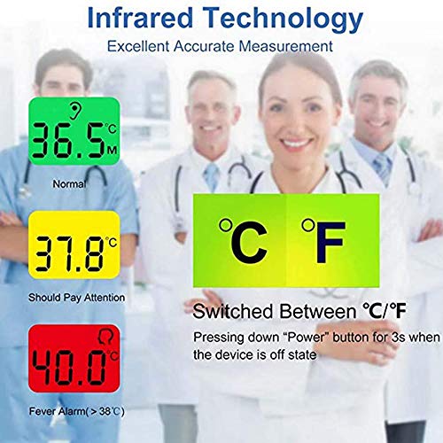 Lzour Baby Forehead Infrared Thermometer Anti Virus Medical Fast Accurate Measurement Non-Contact Ear Forehead Thermometer