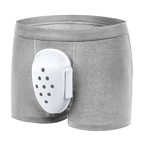 JIAHG Men's Circumcision Underwear Post-Surgery Care Boxer Briefs for Foreskin Cut Protection Breathable Recovery Underwear2