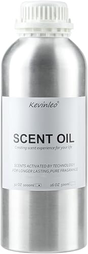 Kevinleo Aceite aromático de lavanda de 32 onzas líquidas (33.8 fl oz), aromas naturales y veganos, aceite difusor para difusor de aroma de