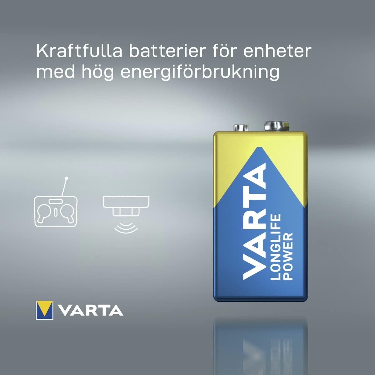 Varta High Energy 9 Volt Batteries - 2-Pack image 5