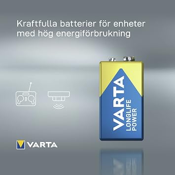 Varta High Energy 9 Volt Batteries - 2-Pack