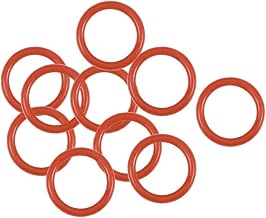 Silicone O Ring VMQ Seal Ring Gasket Outer Diameter 8mm Inner Diameter 6mm Width 1mm Red Pack of 30 Hydraulic Pneumatic Seal Pressure Valves Automotive Machinery Brewing Compressor