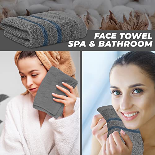 Towelogy® Asciugamani per il viso in flanella ad