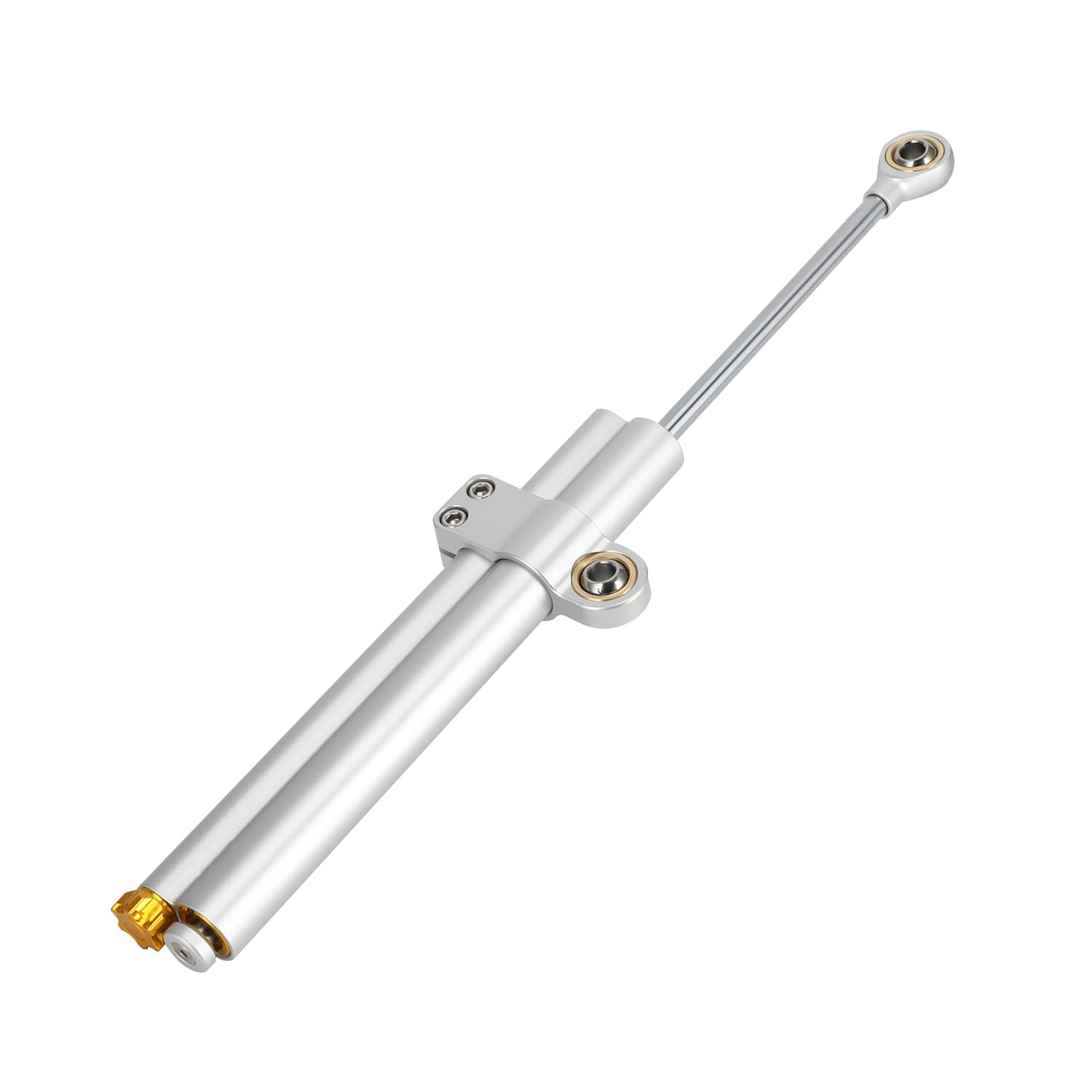 Estabilizador de amortiguador de dirección de motocicleta de 36 cm, estabilizador de amortiguador de dirección de aleación de aluminio CNC, amortiguador de dirección de control de seguridad