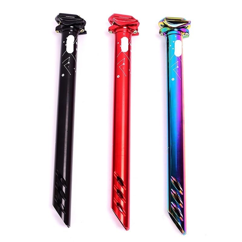 HUFFA 380mm Fahrrad Sattelstütze Dropper 7071 Aluminium Legierung 27,2mm Bis 31,6mm MTB Sattelstütze Rennrad Sattel Rohr Radfahren Teile (Color : Red 27.2mm)