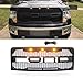 VZ4X4 Front Grill for F150 Ford F-150 2009-2014, Raptor Style Grille, Matte Black