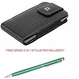 iPhone 6 (4.7-inch) Teramo Vertical European Leather Case Pouch with Magnetic Flap and Spring Belt Clip