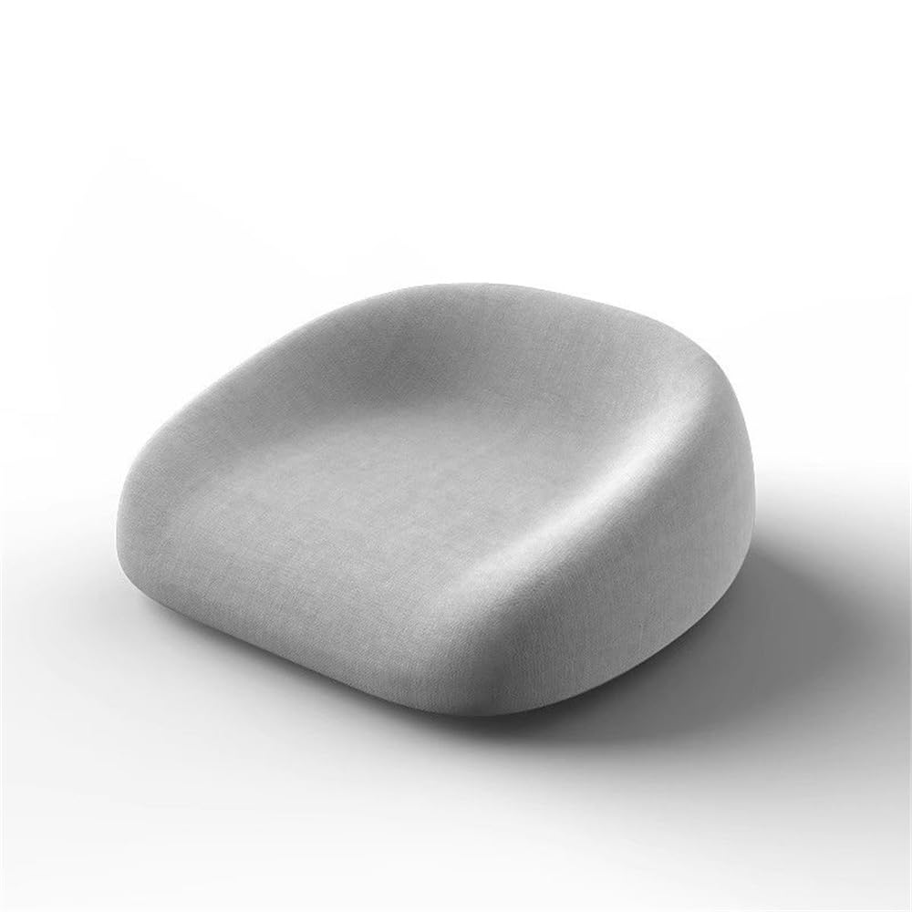 FANSU Cojín Alzador de Asiento para Niños, Algodón Silla Bebe Cojines Infantiles per Silla Comer con Cinturón, Desmontable Bebé Cojines Elevador Silla de Viaje (gris)