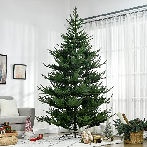 Aosom US830-577V01GN0131 Homcom 9 Foot Artificial Christmas Tree, Pine Hinged Xmas Tree With 1939 Realistic Branches thumb #1