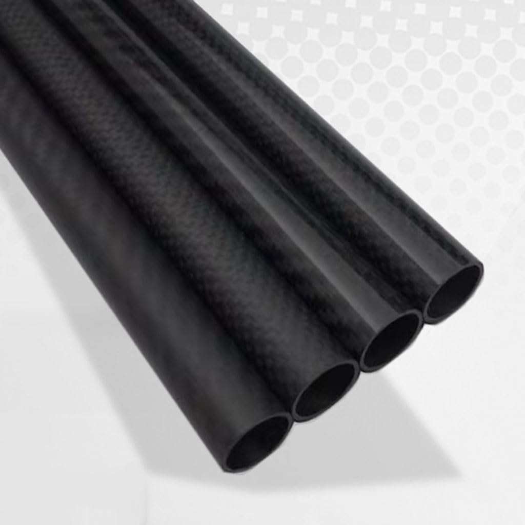 Tubo Tondo In Fibra Di Carbonio Opaco 3K Di Dimensioni Personalizzate