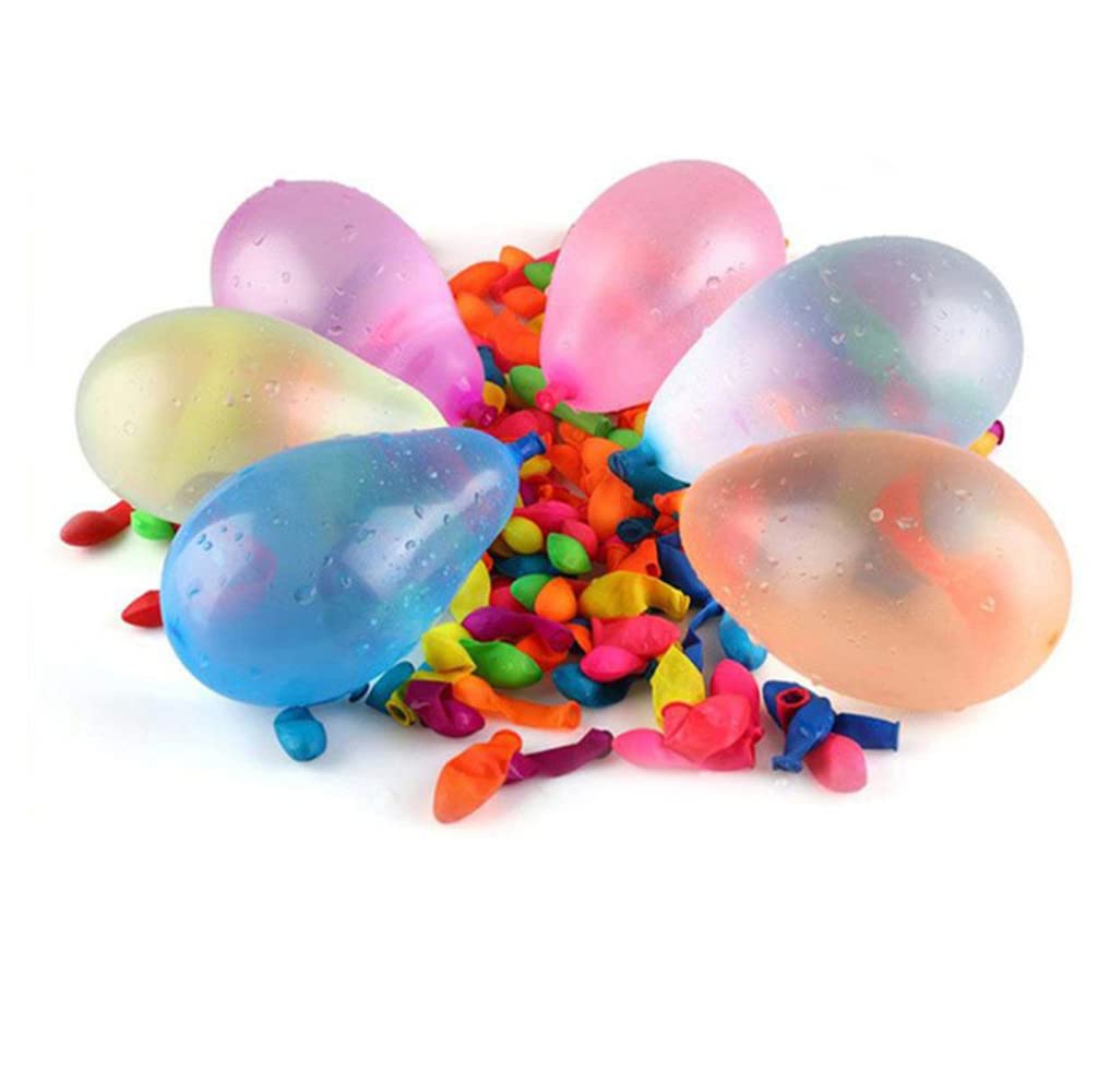 200 Water Balloons Multicolour Biodegradable Latex Bombs for Summer Garden Fight Games, Splash Fun for Kids & Adults