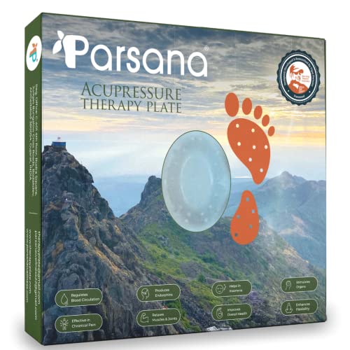 Image of Parsana Combo of Stone Therapy Plate + Acupressure Therapy Plate + Air Therapy Plate /Acupressure Tool /Manual Acupressure Foot Massager /For Better Air Circulation, Improves Concentration /Pack Of 3