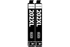 Remanufactured Epson 202XL Black Ink Cartridge Replacement 2-Pack