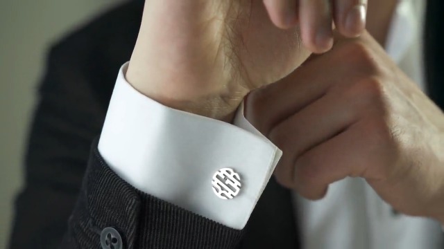 Mancuernillas personalizadas de plata 925 para hombre miniatura 7