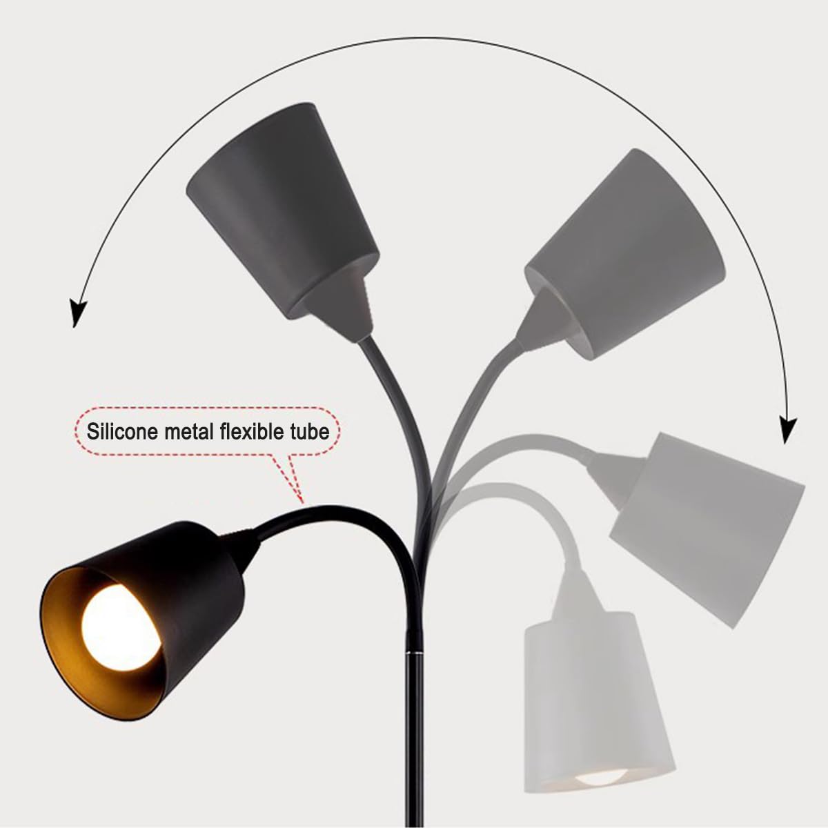 Intelligente Stehlampe Wohnzimmer WIFI RGB Farbwechsel Stehlampen mit Alexa und Google Home Stehleuchte mit Fernbedienung & APP Dimmbar Leselampe für Schlafzimmer Büro Hotel Floor Lamp, 170CM, Schwarz