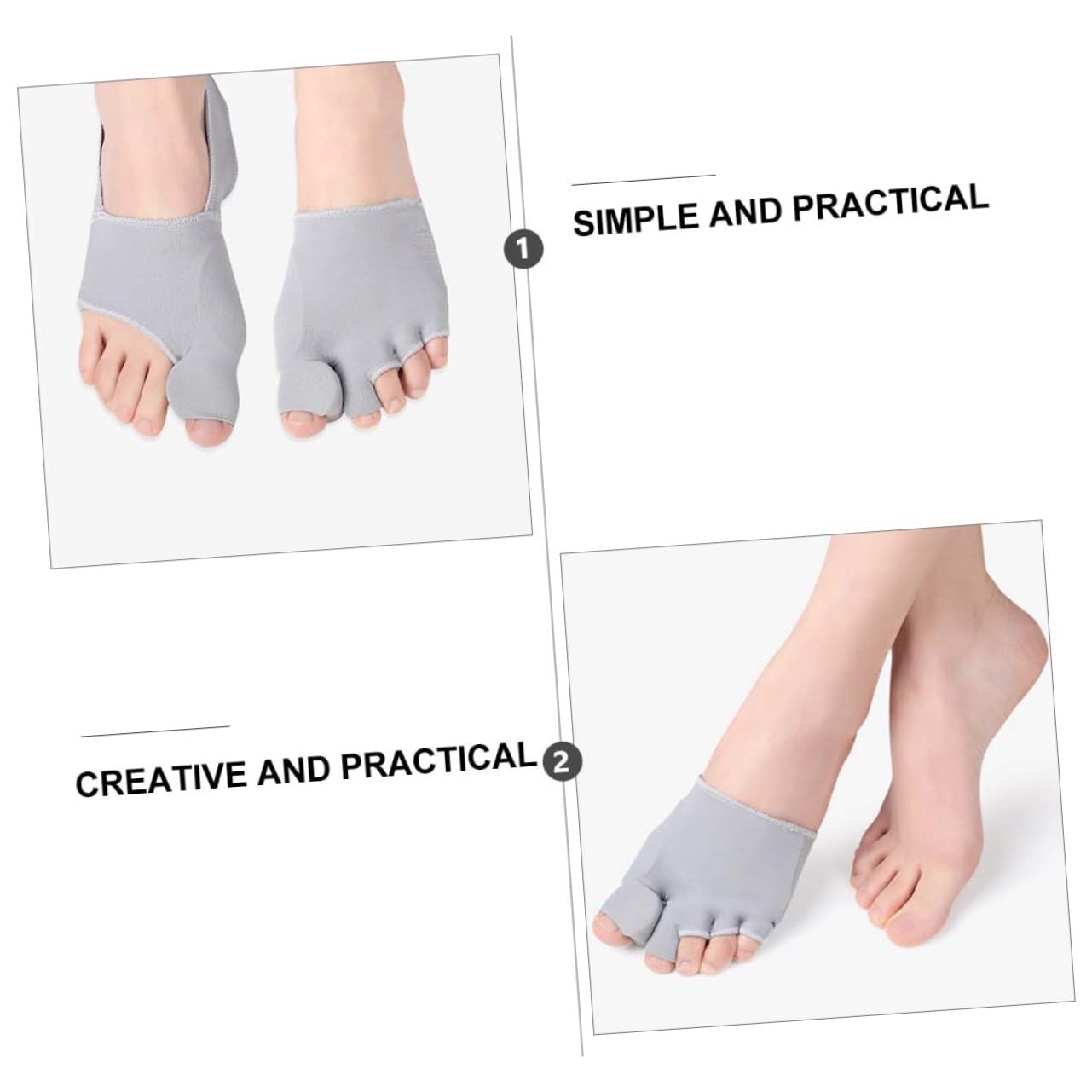 COLLBATH 1pc Foot Protector Security+ Secureid Bone Adjuster Lightweight Appliance Big Straightener Stretchers Protector Big Bunion Splint