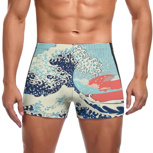 Short de bain coucher du soleil pour vos vacances à la plage