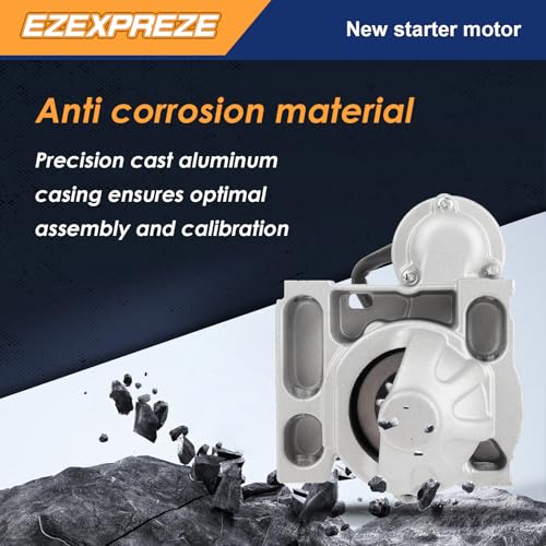 Image of Ezexpreze 6492 New Starter Compatible with 1999-2005 Chevy Silverado 1500 HD 2500 3500 6.0 L V8, 03-05 Express 2500 3500, 02-05 Cadillac Escalade, 00-05 GMC Sierra 1500 HD 2500 3500 Yukon Savana