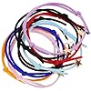FONDOTIN Set 8 Braccialetti Intrecciati Ciondolo a Stella Regolabili Braccialetti Decorativi Cordino Multicolore per Donna Accessori Estivi per Feste e Uso Quotidiano